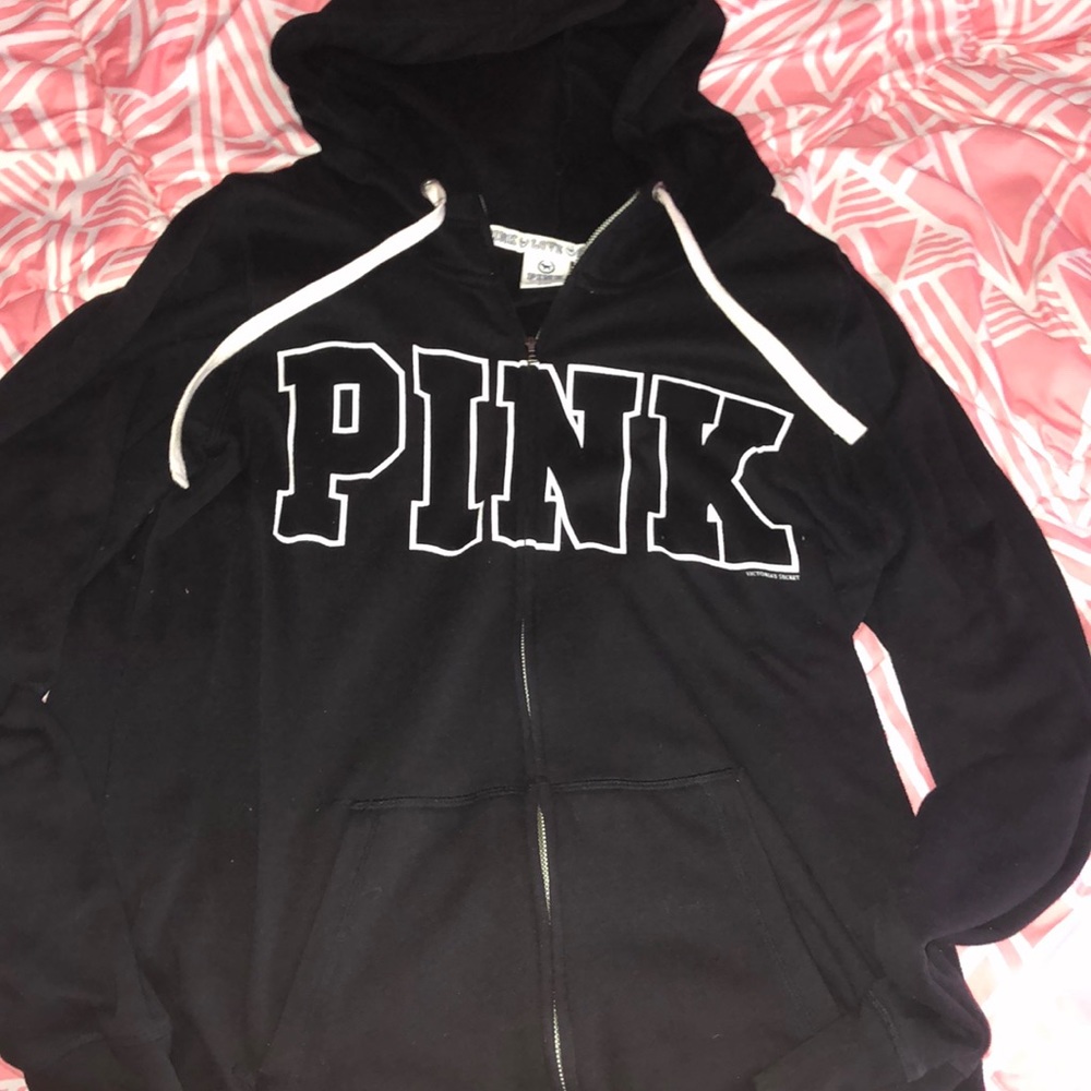 VS PINK ZIP UP